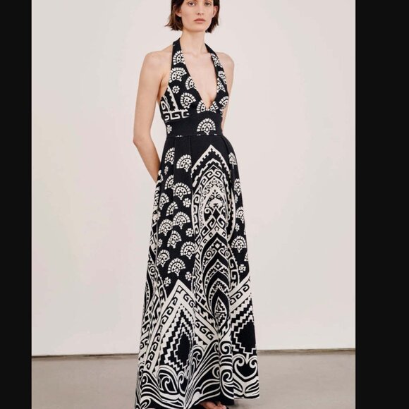 Nili Lotan Patricia Halter Dress - Picture 1 of 11